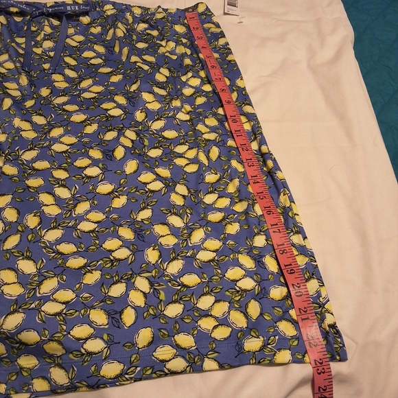 Hue Printed Bermuda Pajama Sleep Shorts Sleepwear- Size 2X- Lemons - Picture 9 of 9